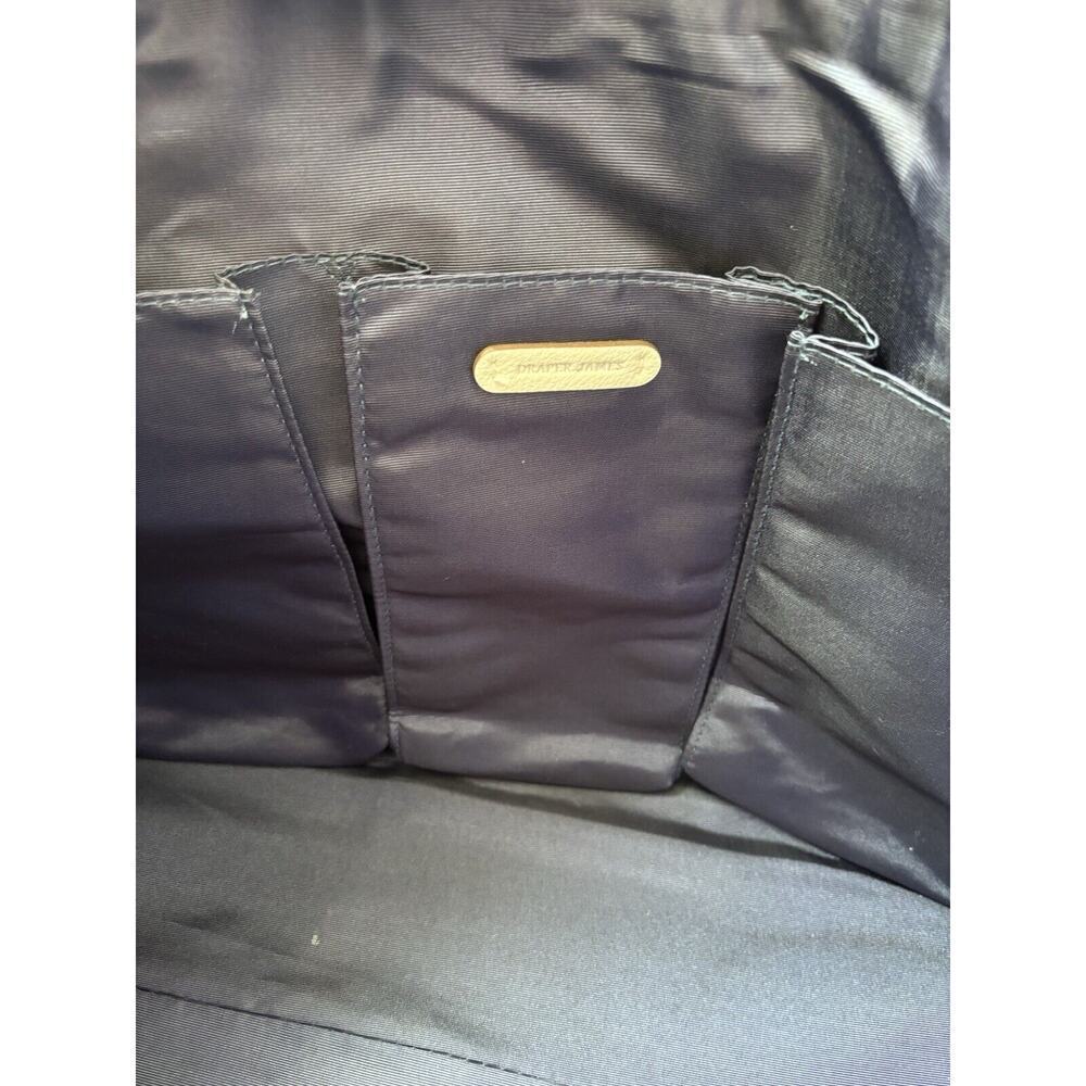 Draper James Chambray Savannah Large Duffle Bag blue white Coastal Resort Travel - Picture 10 of 16